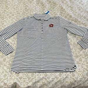 womens columbia sz m golf auburn tigers shirt new